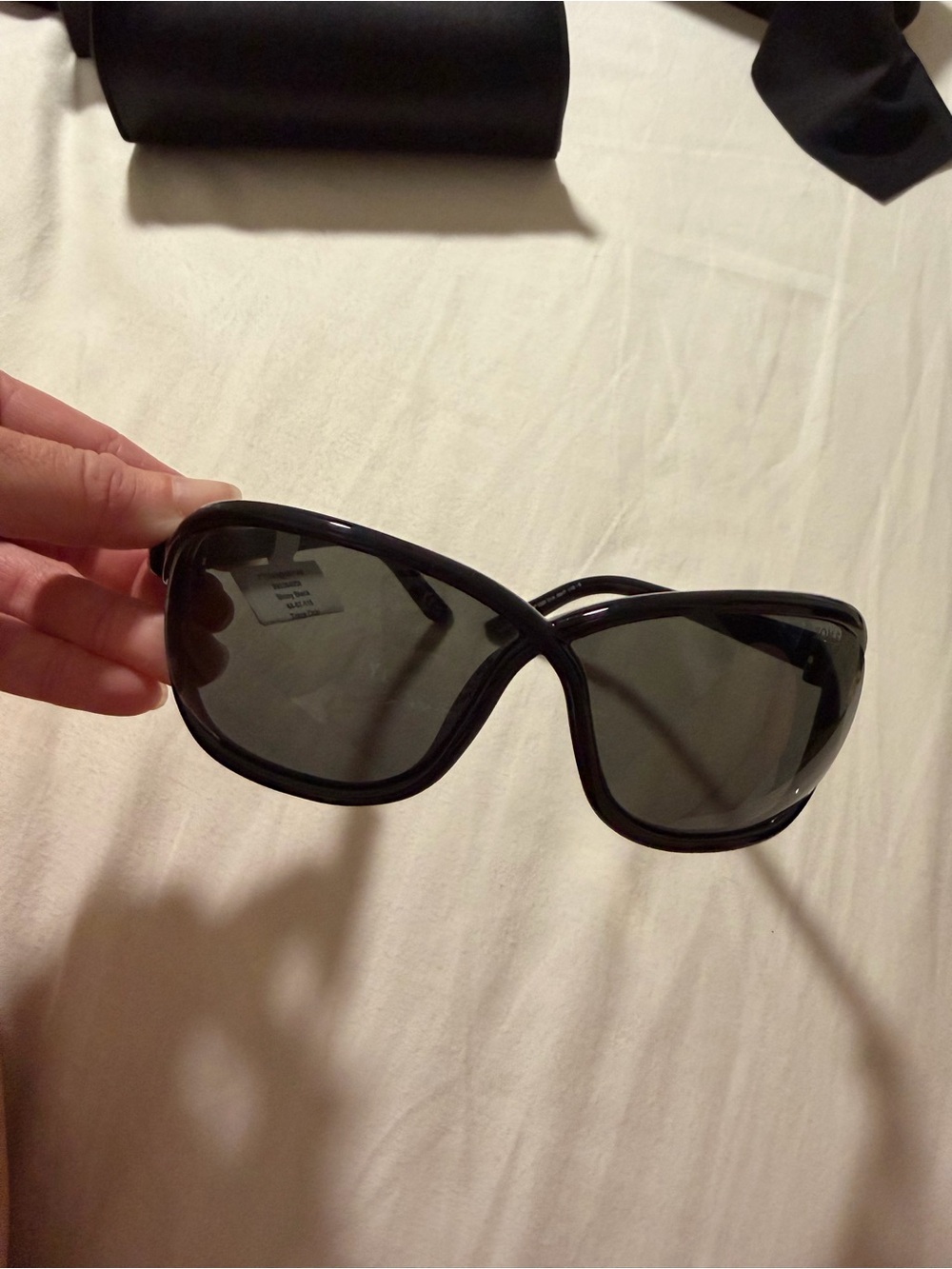 Tom Ford Women's Black Wrap Sunglasses